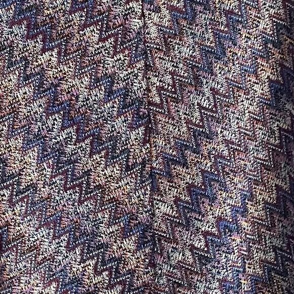 ANTHROPOLOGIE MAEVE Sleeveless Chevron Knit V-Neck Westeater Mini Dress XS - Picture 11 of 15